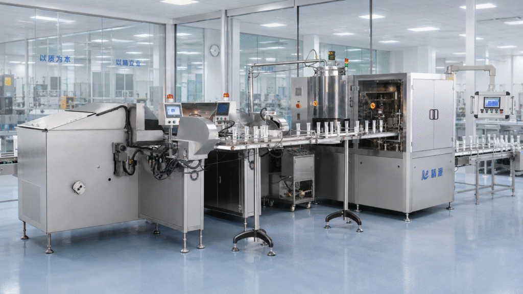 tube filling and sealing machine