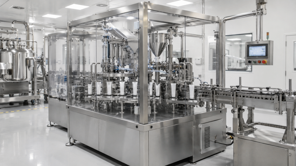 GMP pharmaceutical grade tube filling machine