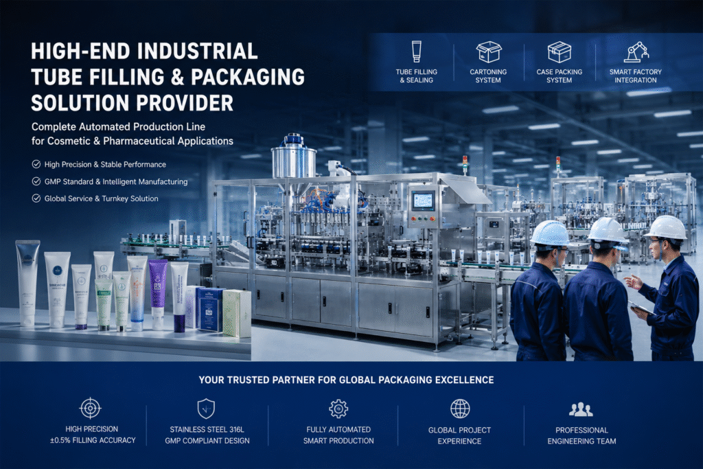 tube filling and packaging solution provider