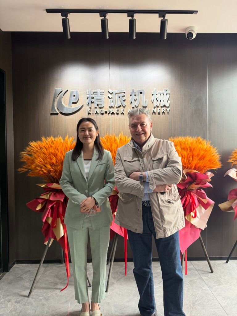Spanish customer visits King Pack filling and sealing equipment factory
