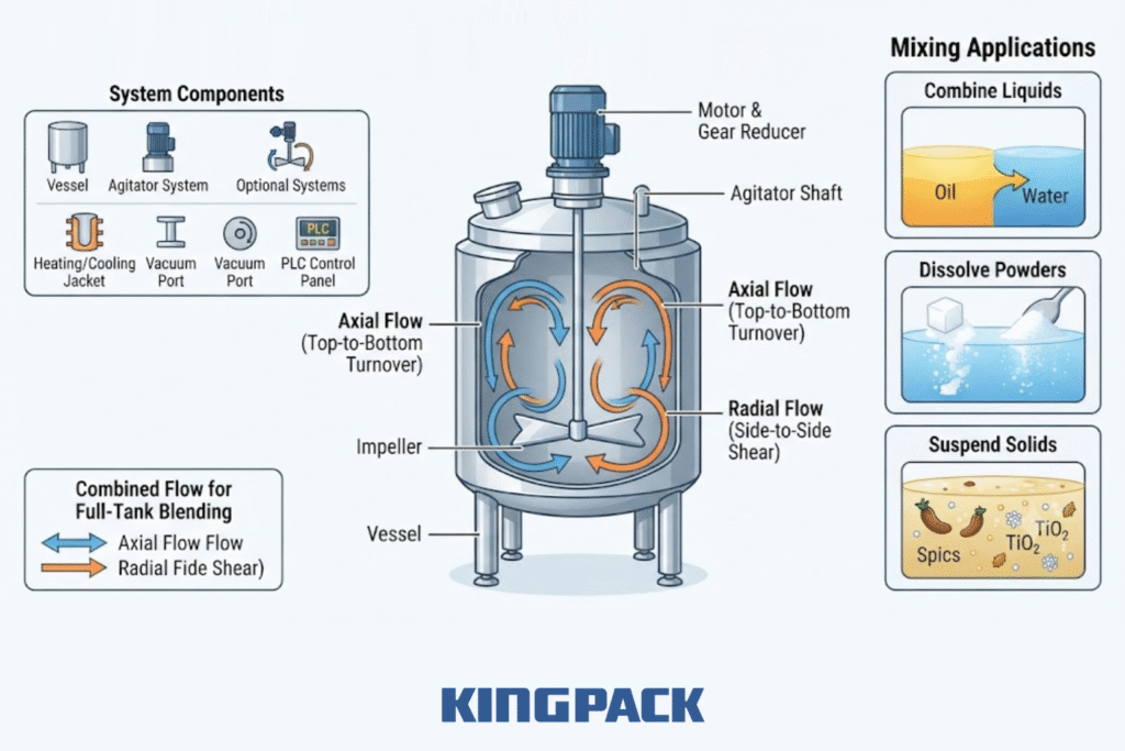 agitator mixing tank