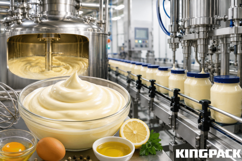 mayonnaise manufacturing at industrial scale