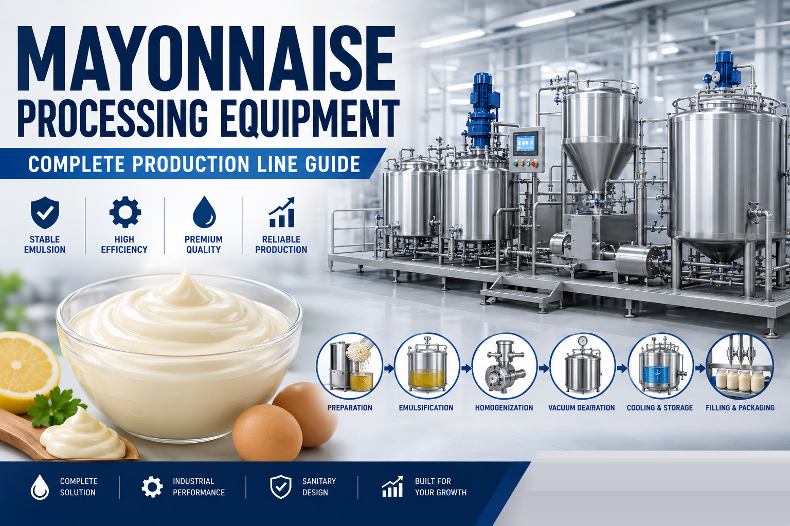 mayonnaise processing equipment