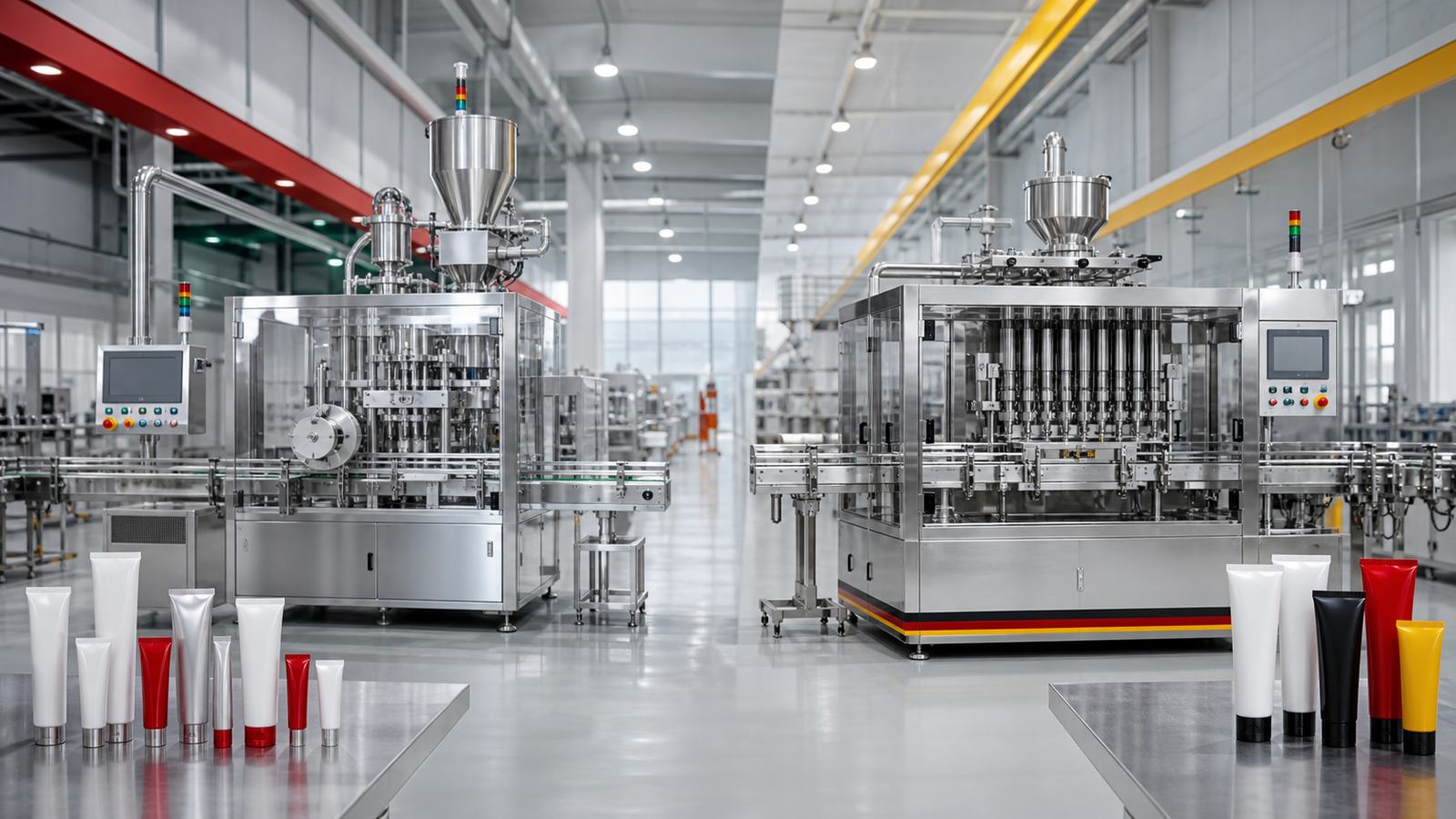 China and Germany tube filling machine manufacturing models