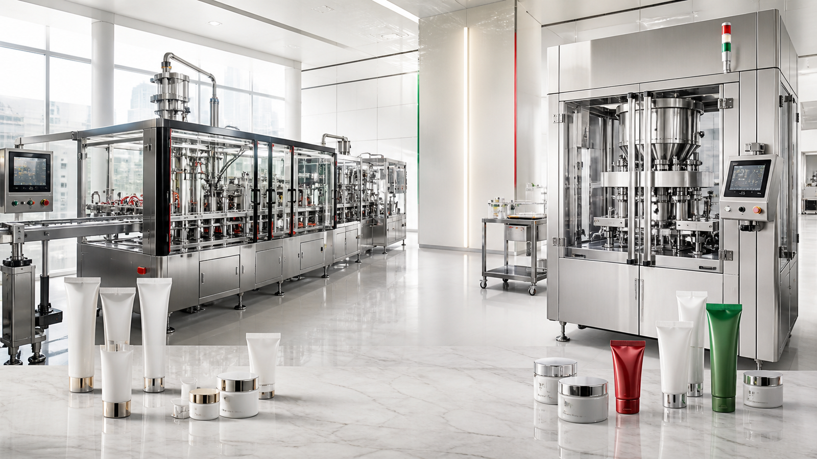 China and Italy tube filling machine manufacturing models