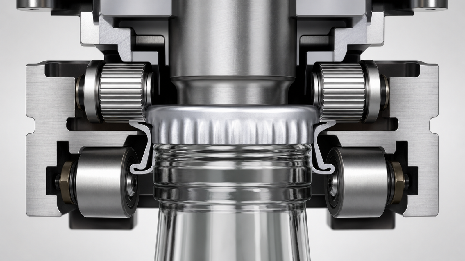 ROPP capping head and thread-forming roller principle