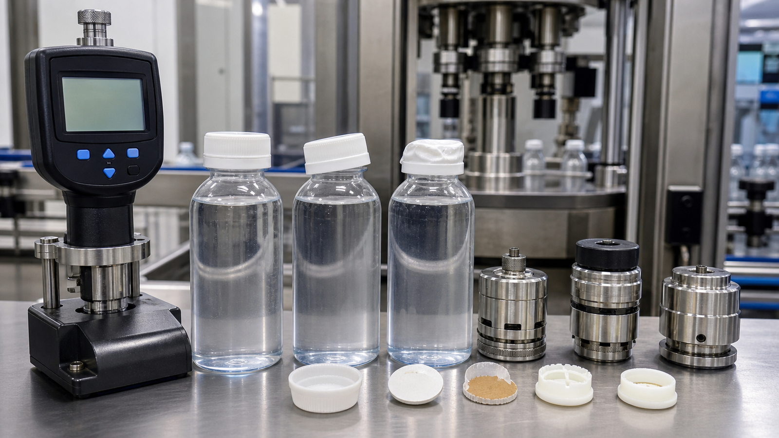 Bottle cap torque and common capping defect diagnosis