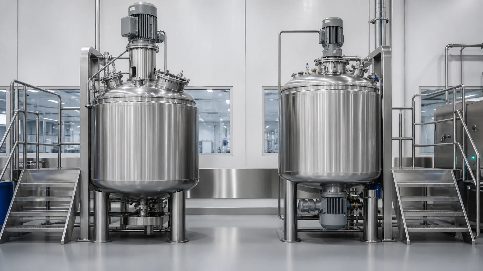 Top-entry and bottom-entry homogenizers for cream production