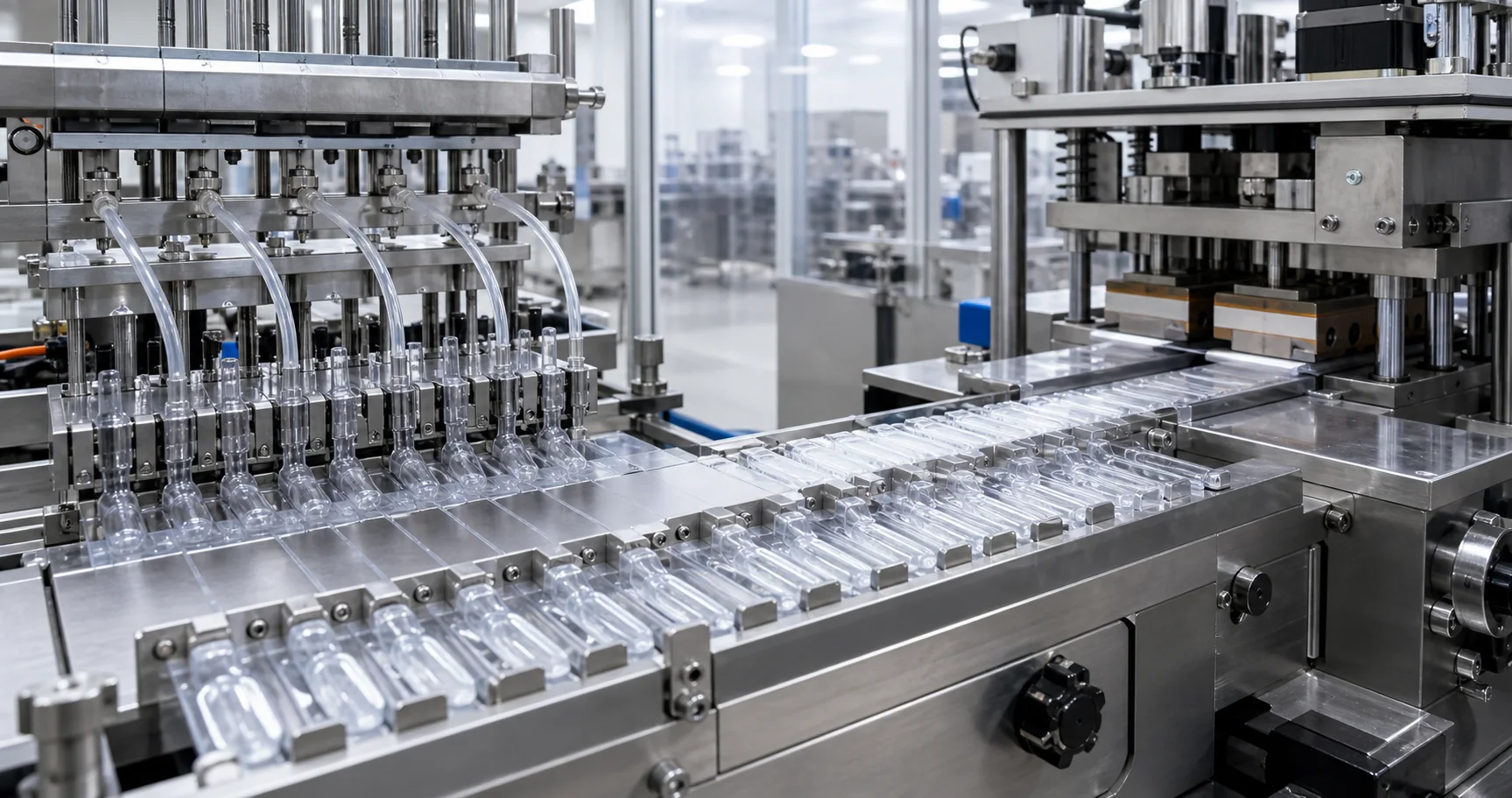 Veterinary spot-on pipette filling and heat-sealing machine