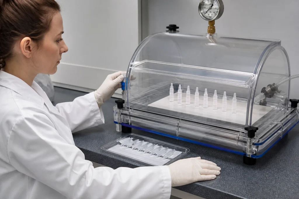 Leak testing and seal inspection for veterinary spot-on pipettes