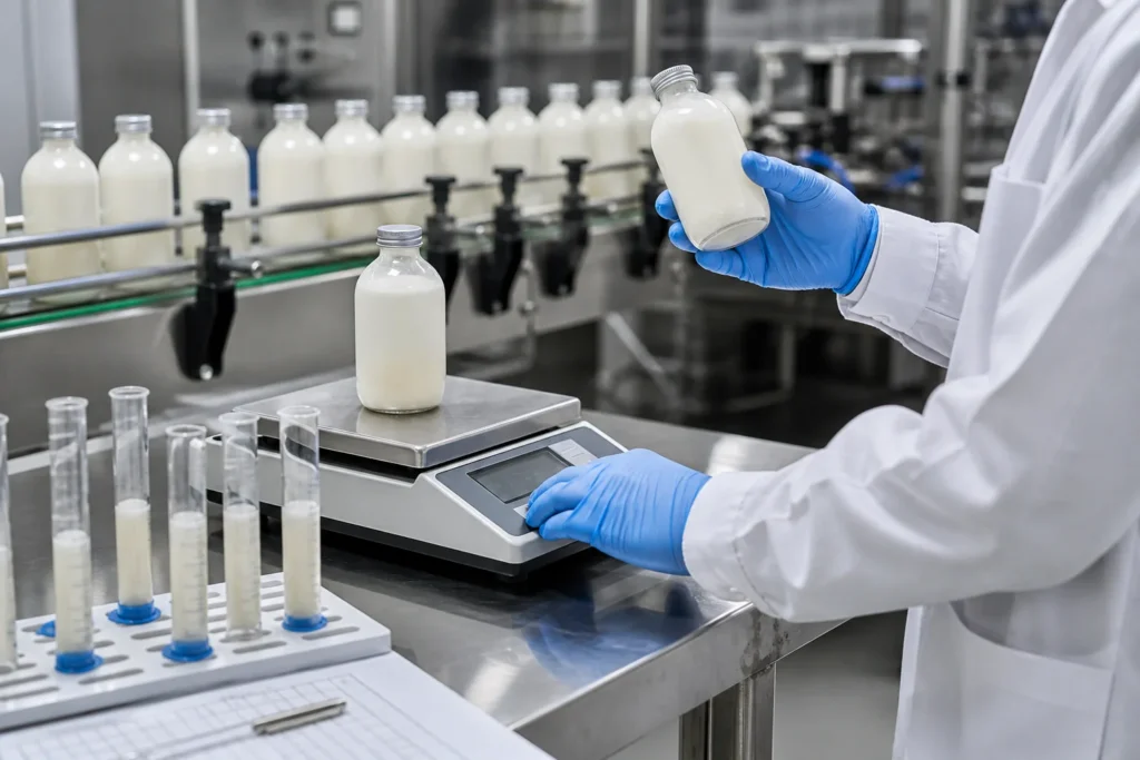 Dose weight verification for high-viscosity veterinary suspension