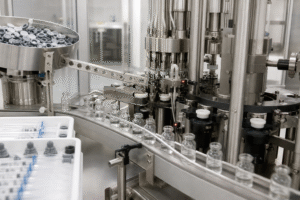 Stainless-steel filler feed system with sanitary product-contact piping