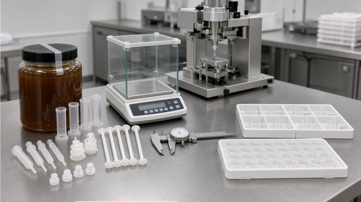 Gel bait syringe filling trial sample kit
