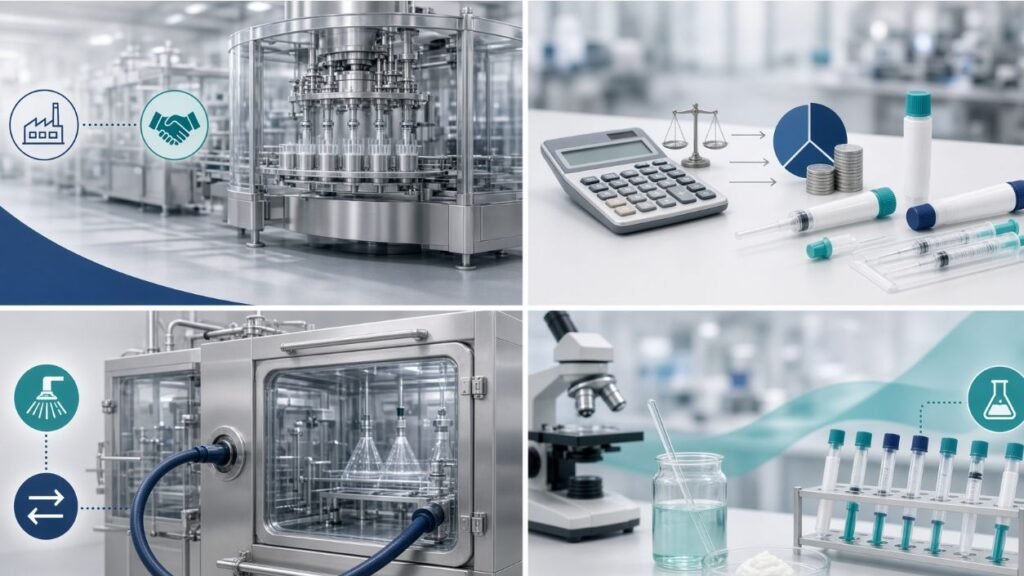 Representative pet paste tube and syringe filling trial