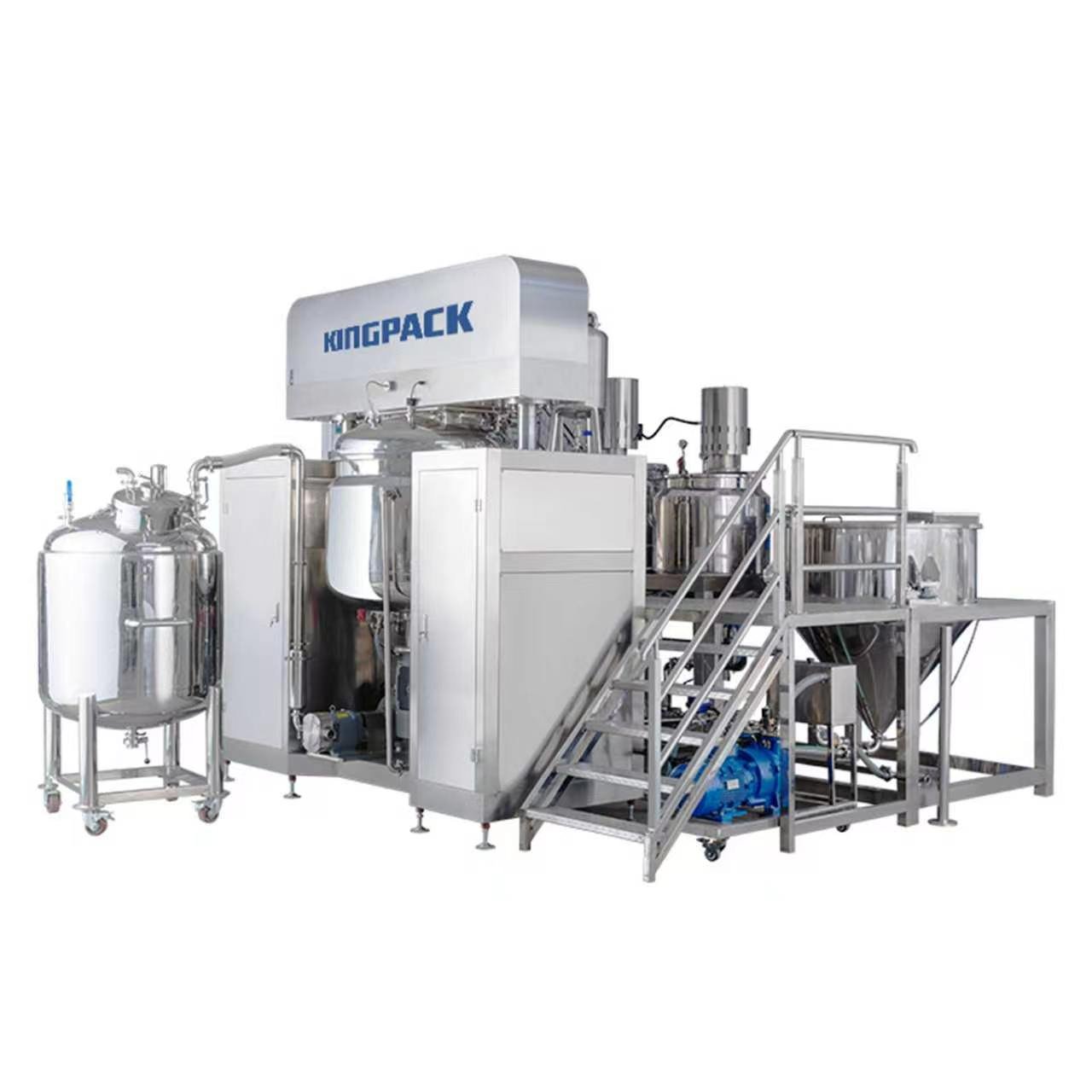 KING PACK toothpaste manufacturing and vacuum mixing system