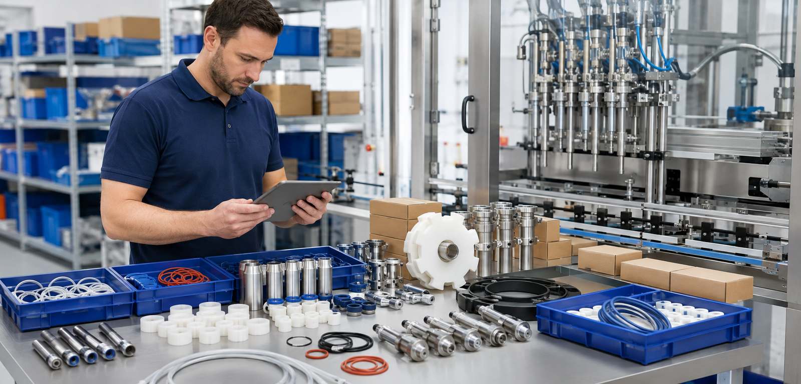 Parts & Consumables for filling and packaging equipment