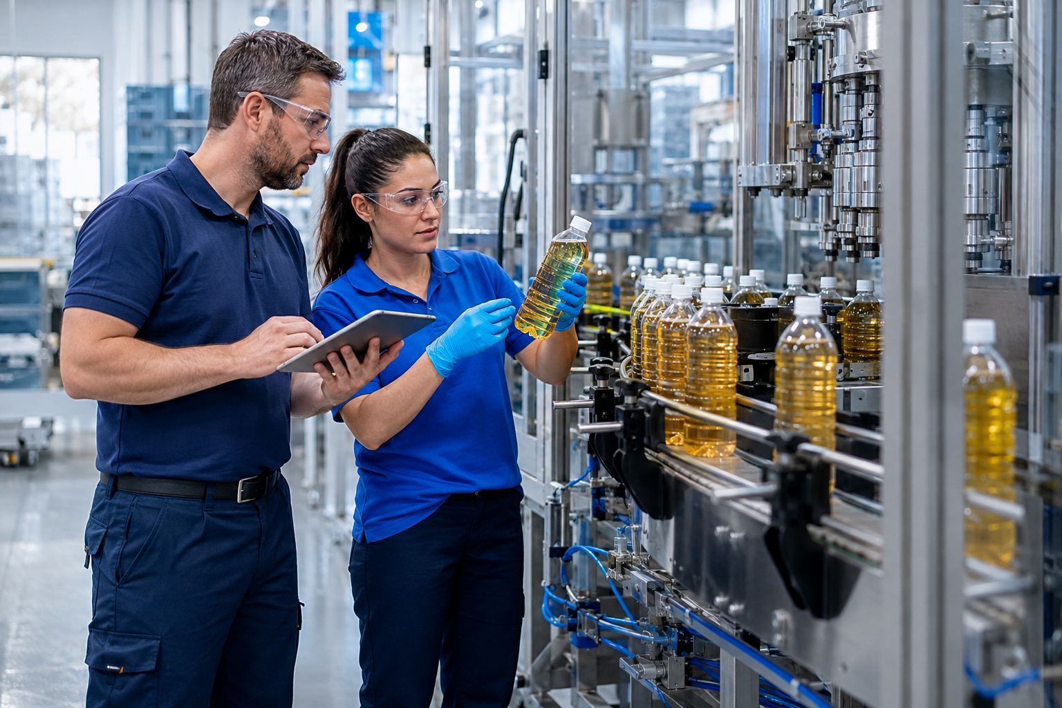 Production Support work on automatic filling and packaging equipment