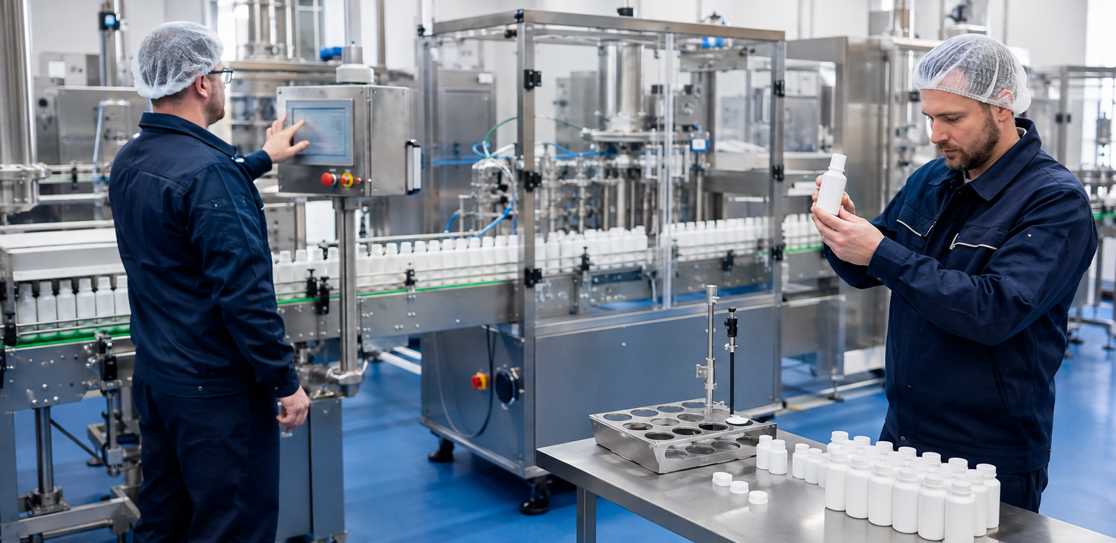 Production Support for filling and packaging equipment