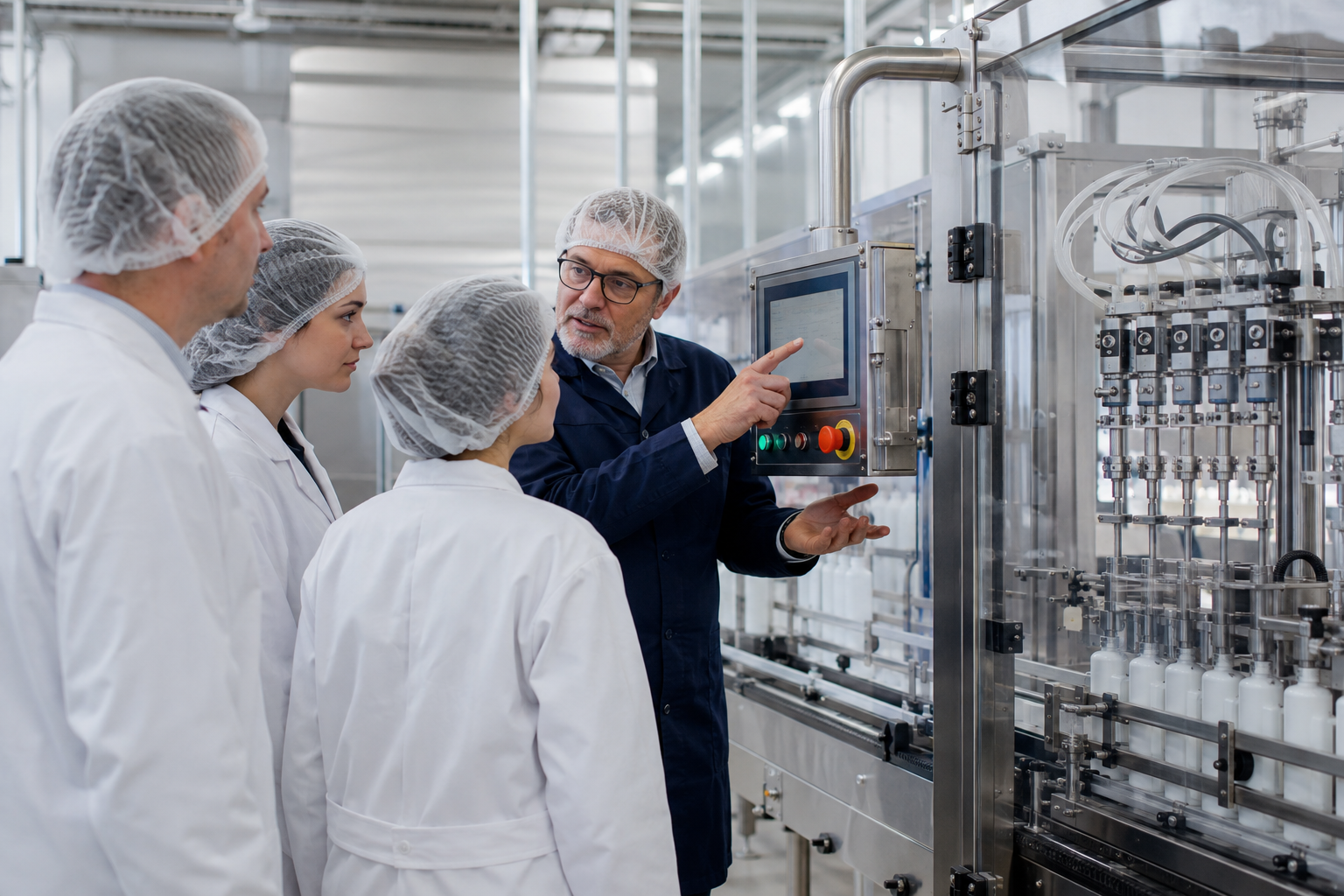 Training & Documentation work on automatic filling and packaging equipment