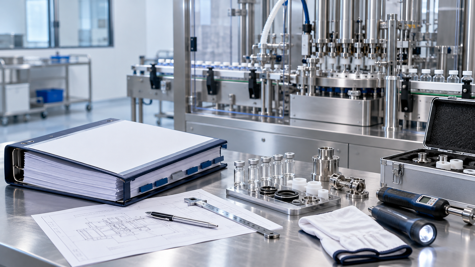 Intramammary filling line site-acceptance start-up pack and commissioning review