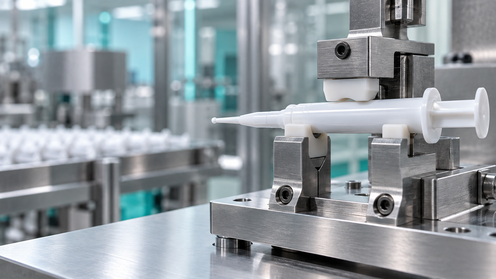 Intramammary applicator tooling contact-zone review and fine-tip clearance