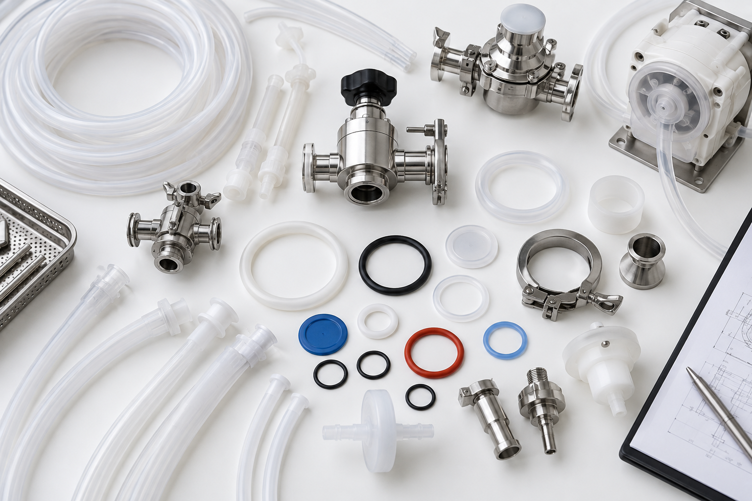 Vial filling machine format changeover and nozzle adjustment